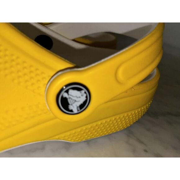 Crocs Womens 7 Bright Yellow Ghost jibbitz New without Tags Mens 5 - Picture 4 of 10